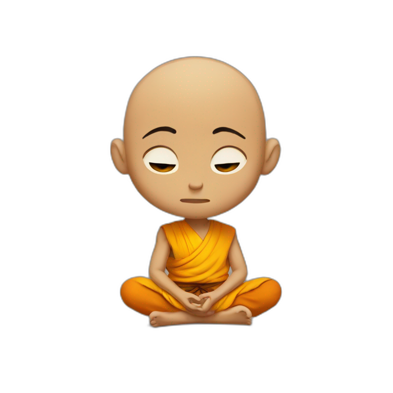 aang meditating emoji