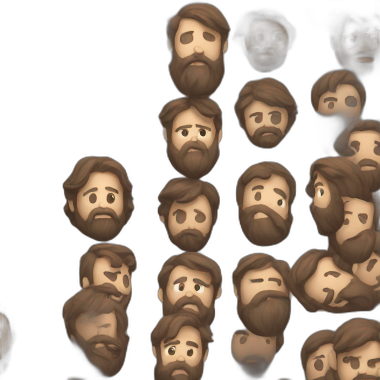 Long beard emoji
