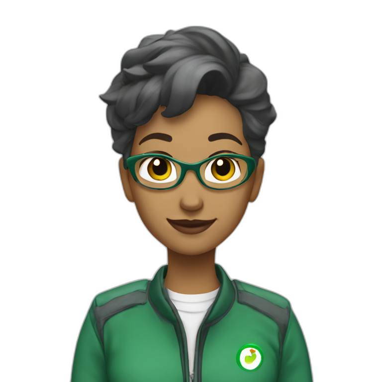 RATP staff jade-green jackets emoji