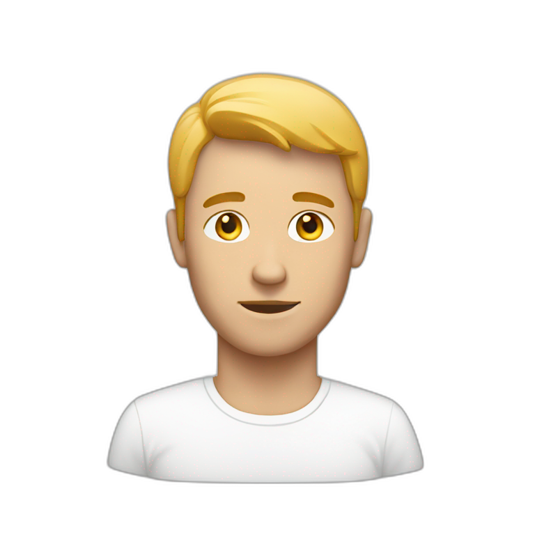 white man with both hands in plaster emoji
