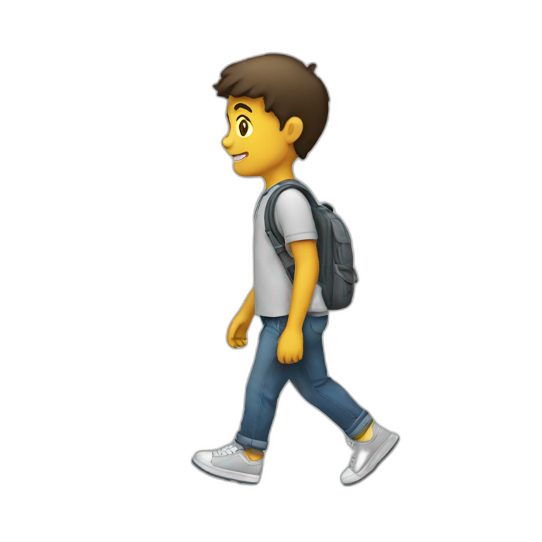 walking emoji