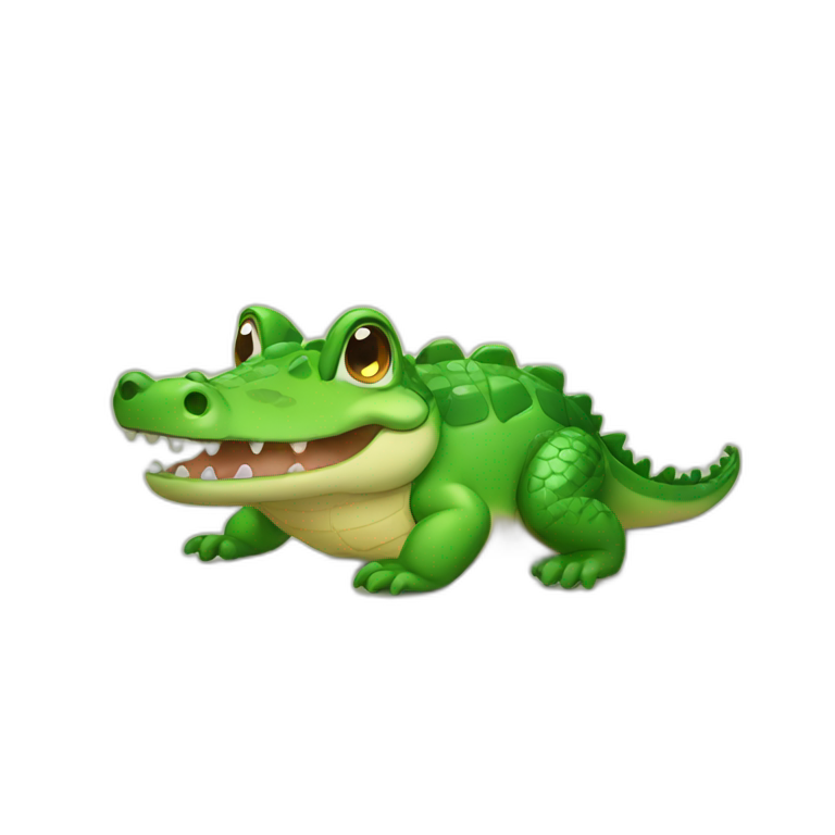 cute crocodile  emoji