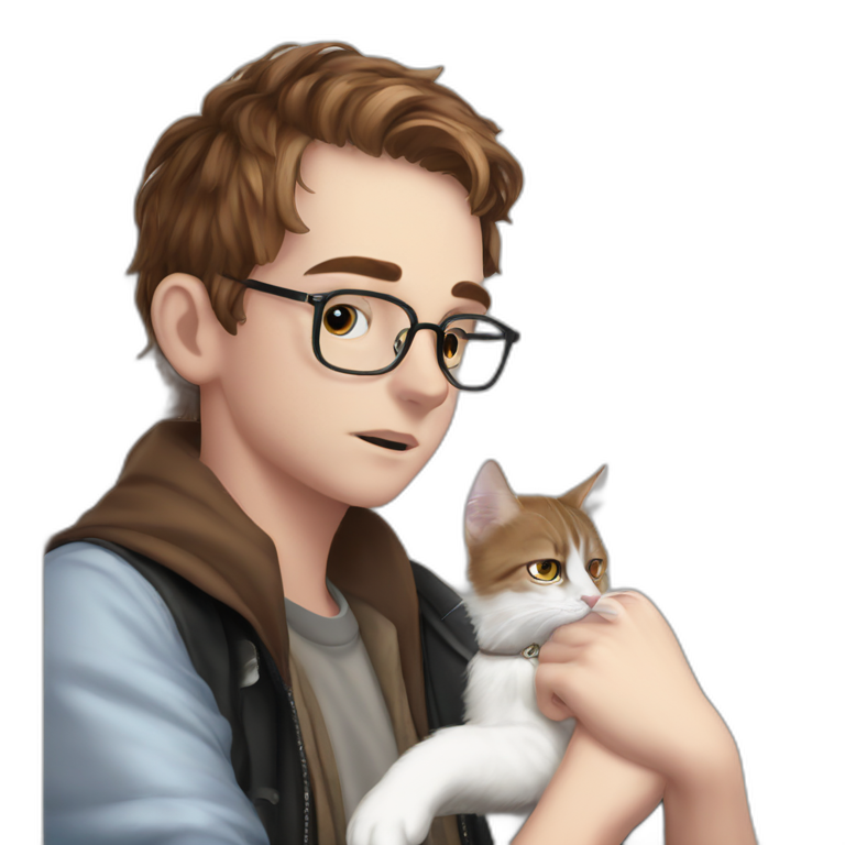 solo with cat and glasses emoji