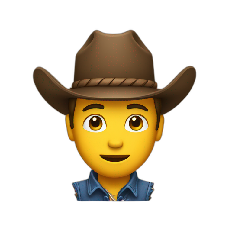 supporting cowboy emoji