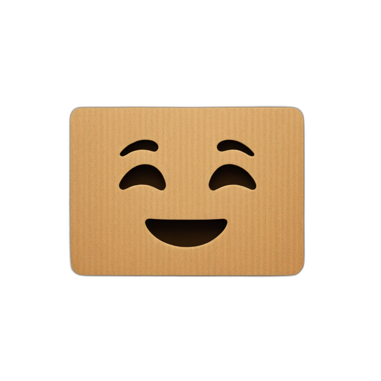 cardboard card emoji