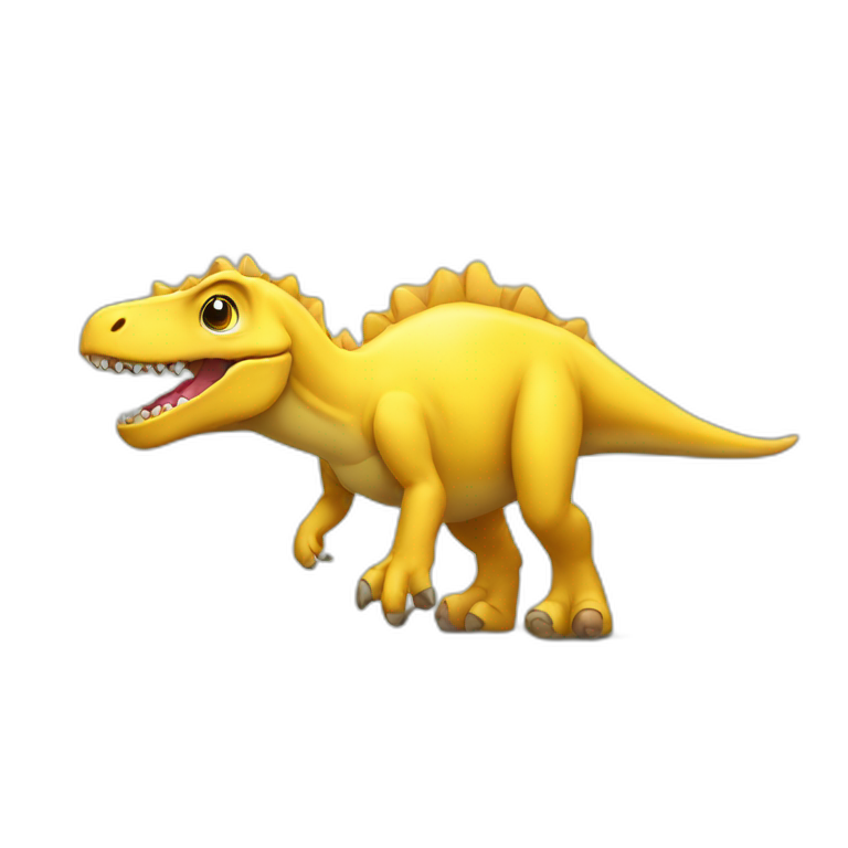 big yellow dinosaur emoji