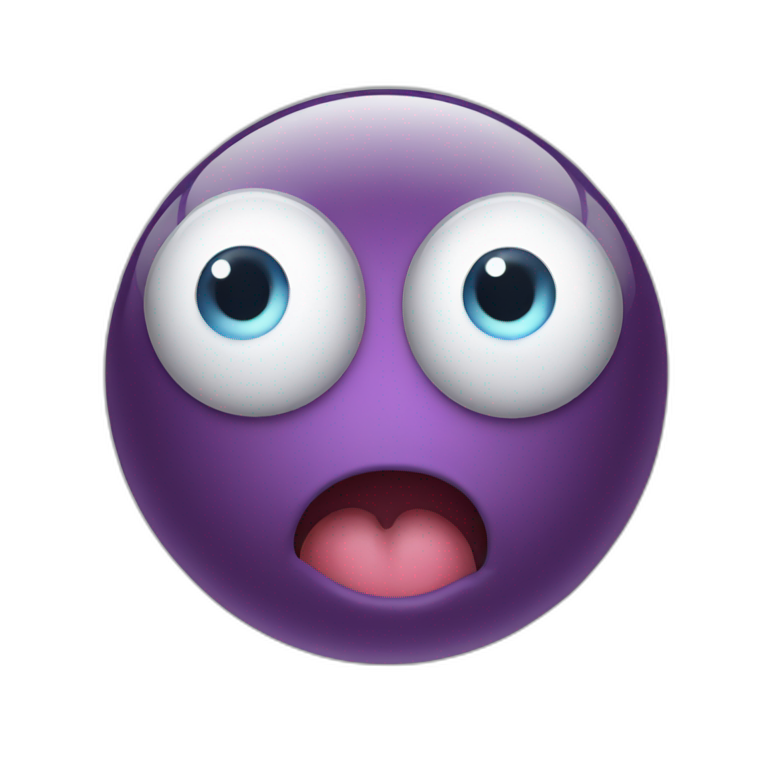 rolling eyes bubble emoji
