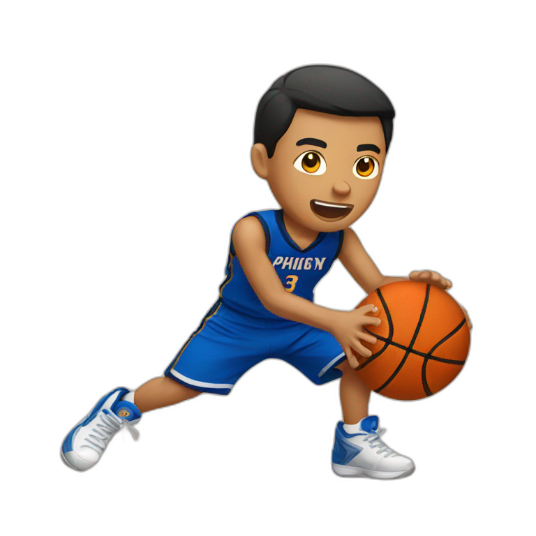 pinoy playing basketball emoji