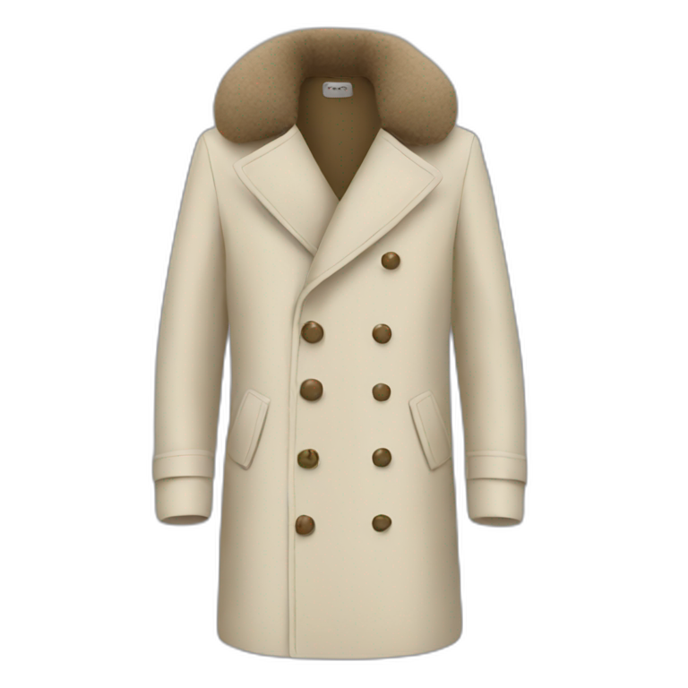 Designer coat  emoji