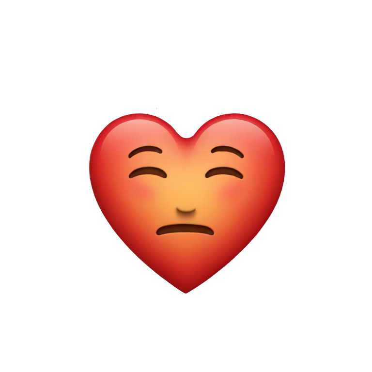 Heart shape emoji
