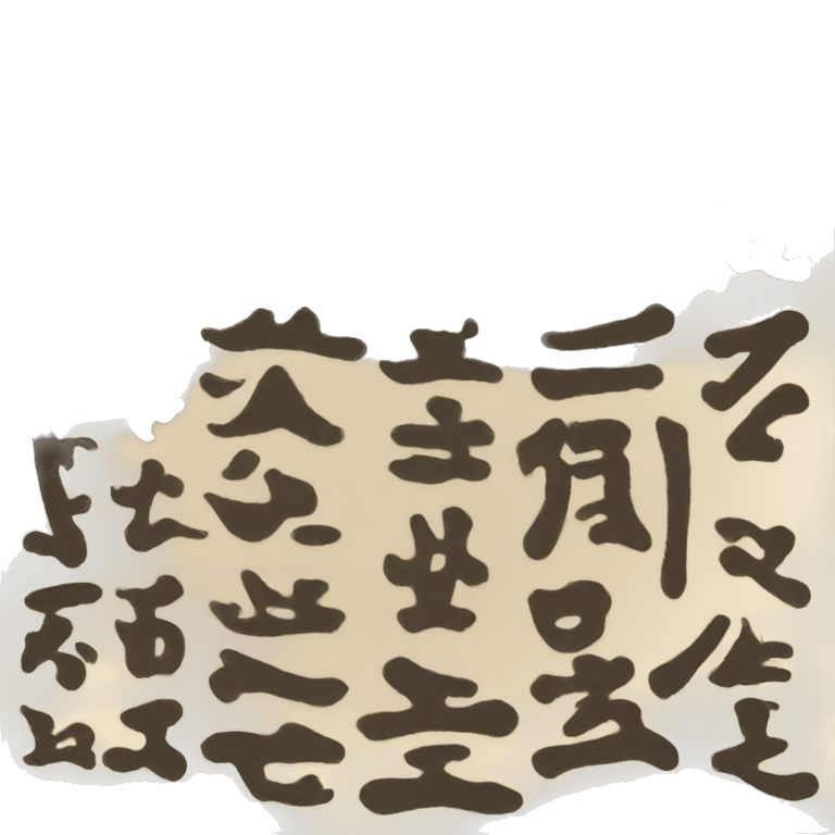 Japanese scroll emoji