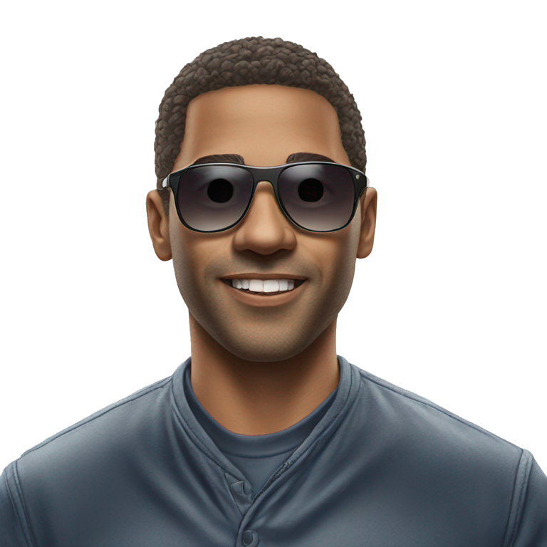 cool guy wearing sunglasses portrait emoji