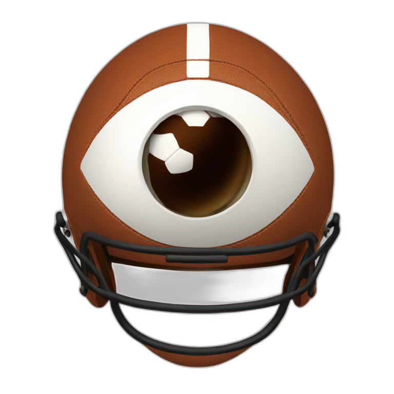 Football mit Augen emoji