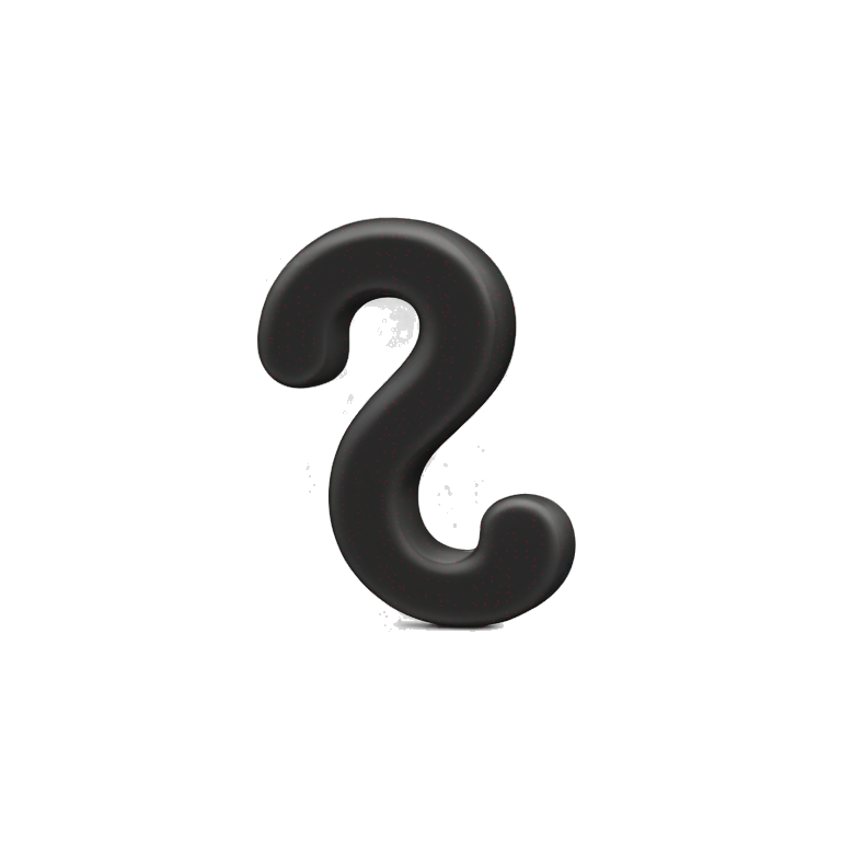 black multiple question mark emoji