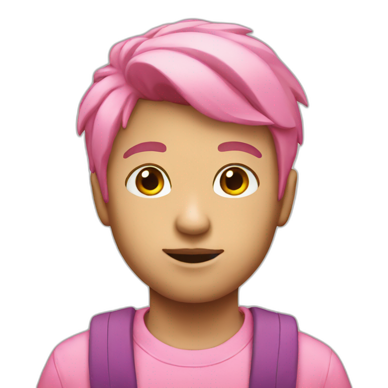 pink boy emoji