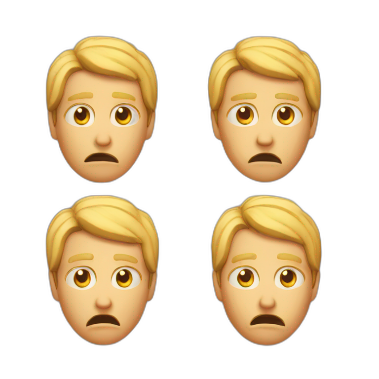 double Pleading Face emoji