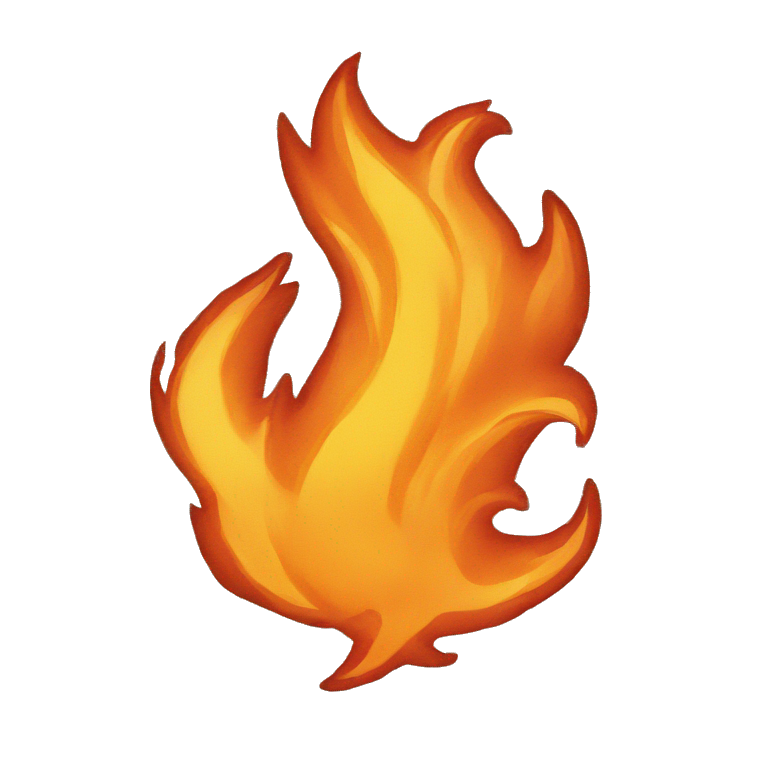 fire flying through the air emoji