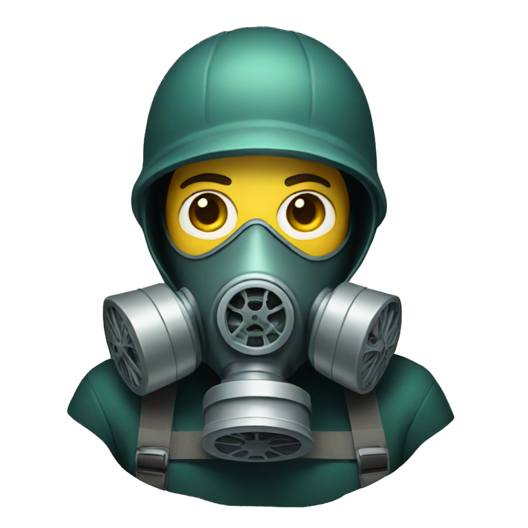 gas mask boy emoji