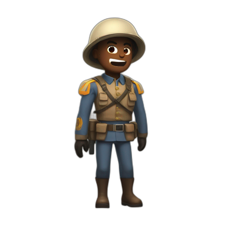 Soldier from Team Fortress 2 emoji