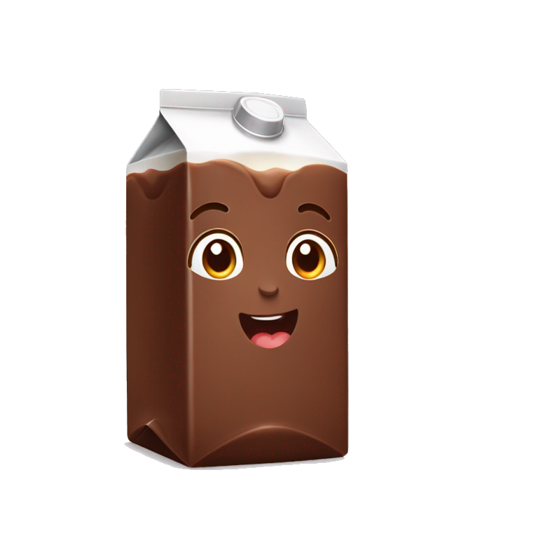 chocolate milk carton matilde emoji
