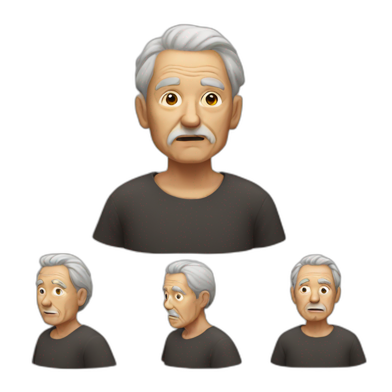 old man 1000 years emoji