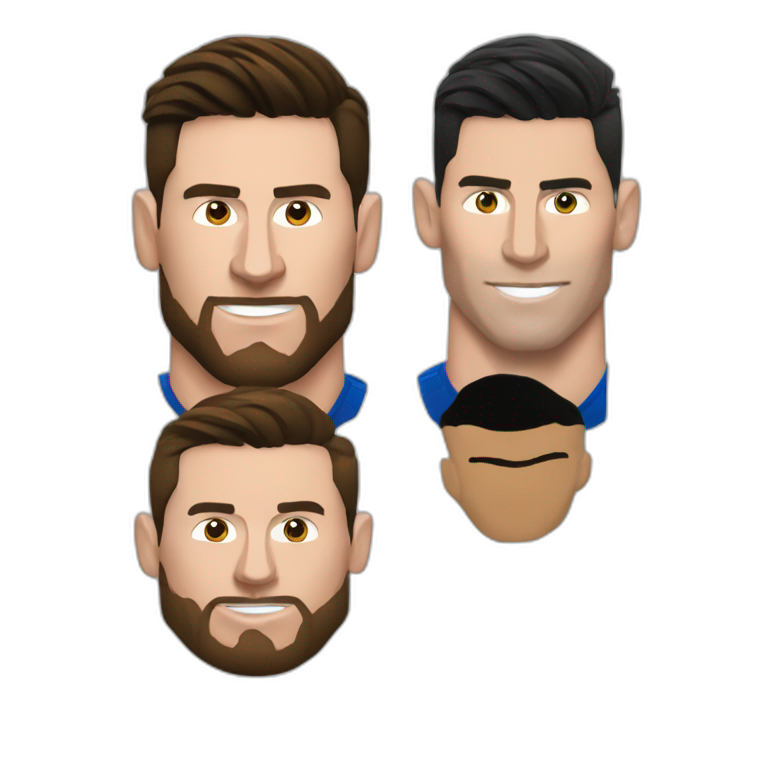Messi vs cr7 emoji