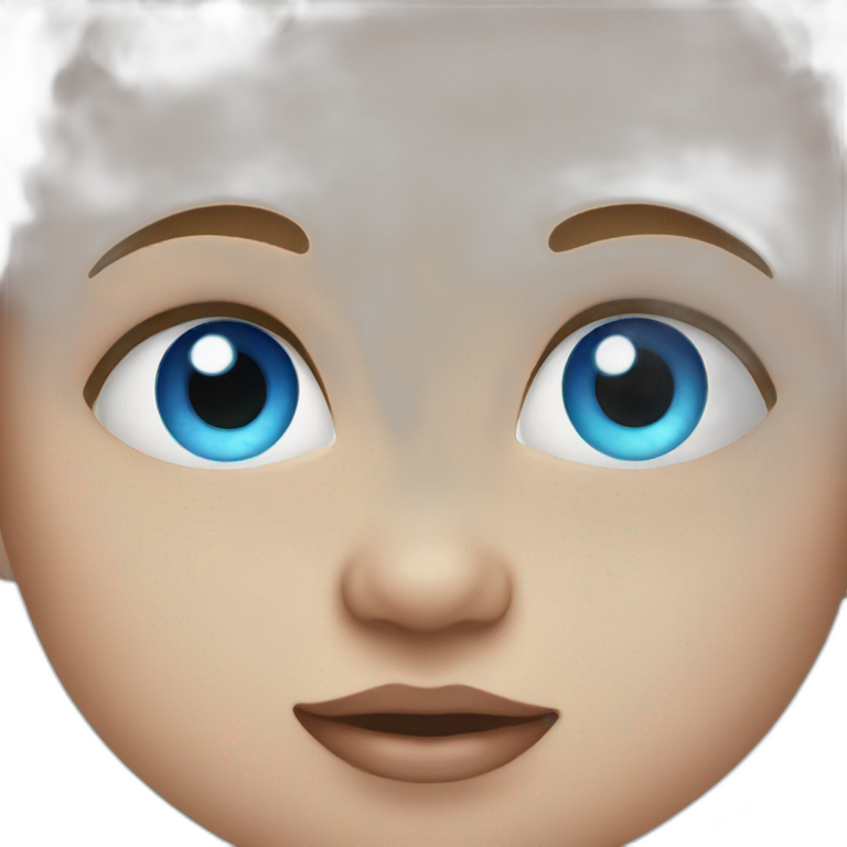 blue eye baby emoji