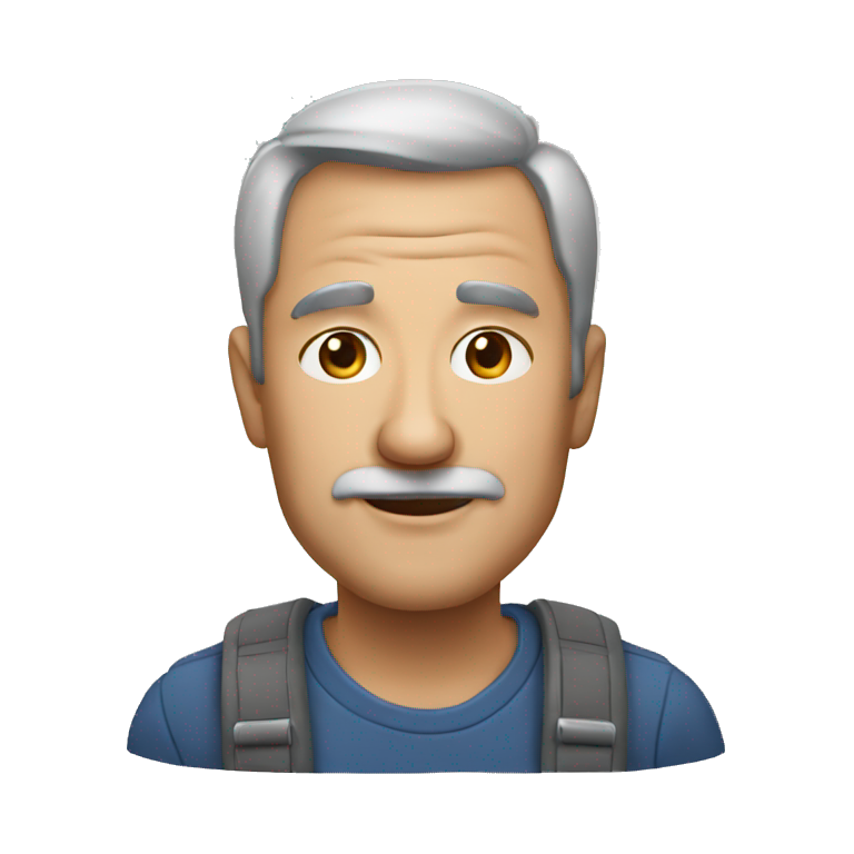 50 year old man  emoji