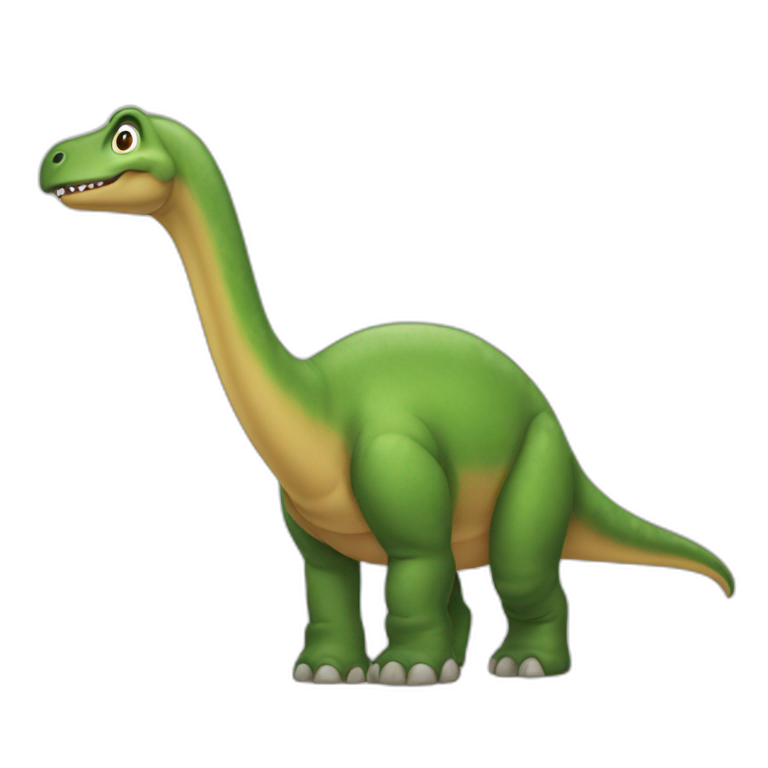 Brontosaurus down emoji