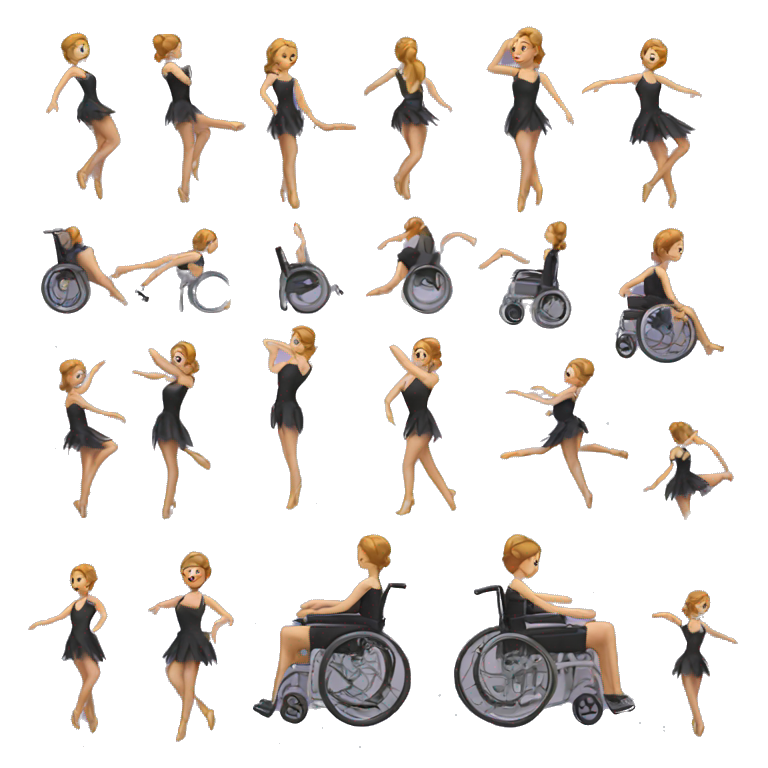 Wheelchair Dancer emoji