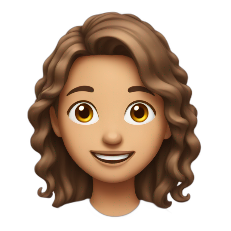 Happy girl emoji