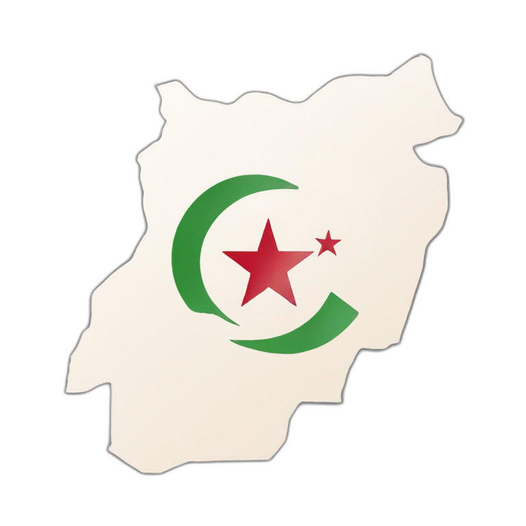 algeria flag map emoji