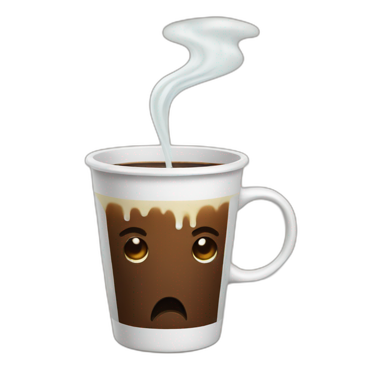 spitting coffee emoji