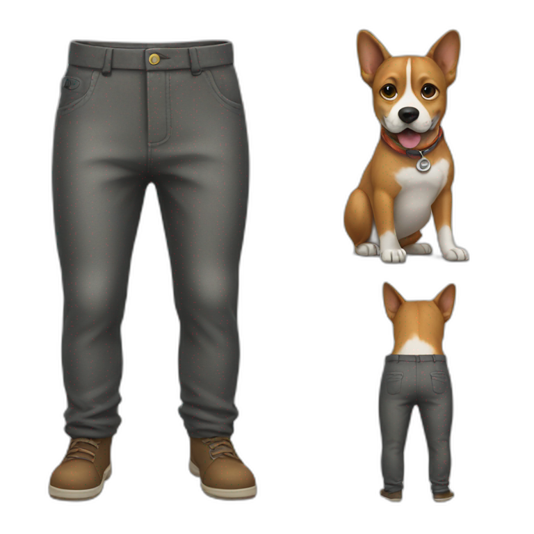 Dog in trousers best sale