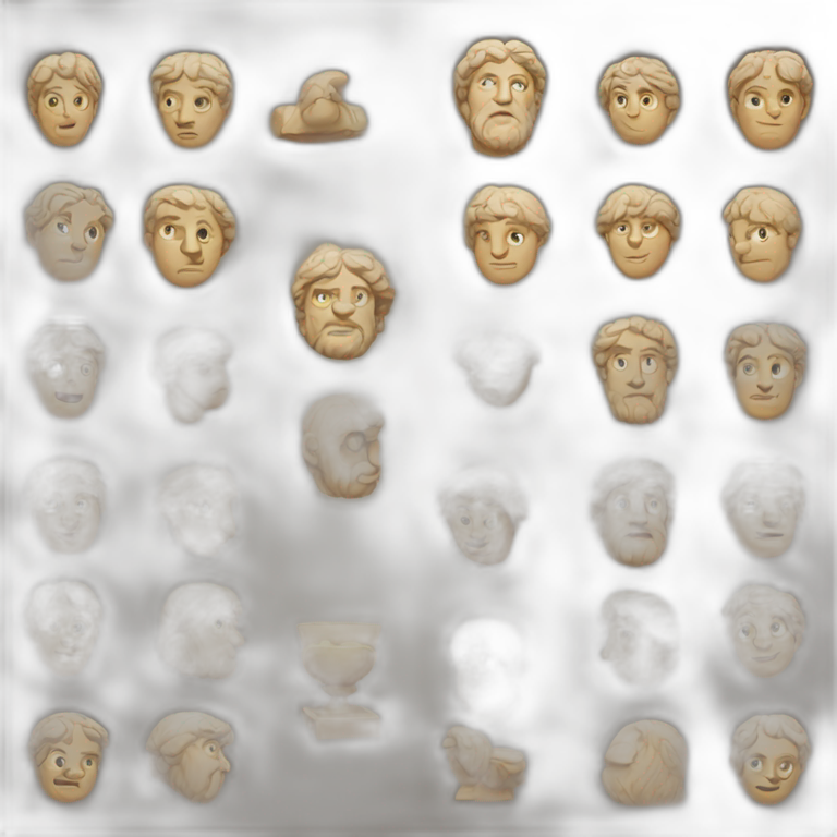Ancient greek philosopher emoji