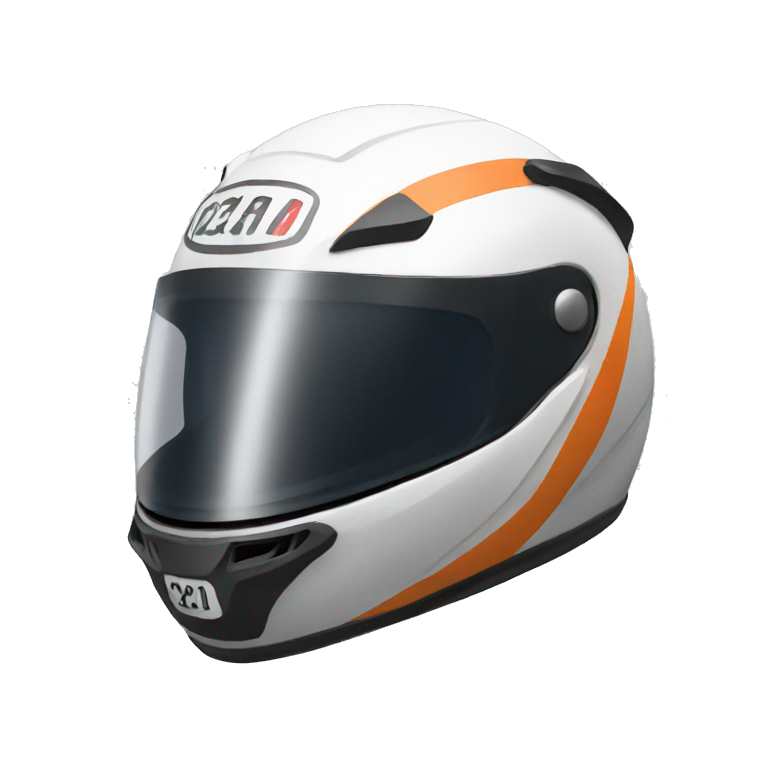 racing helmet  emoji