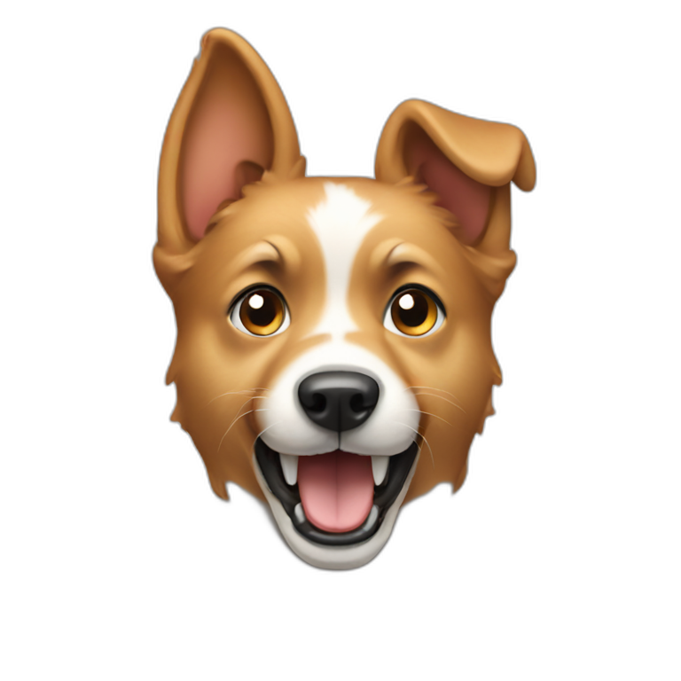 dog barking emoji