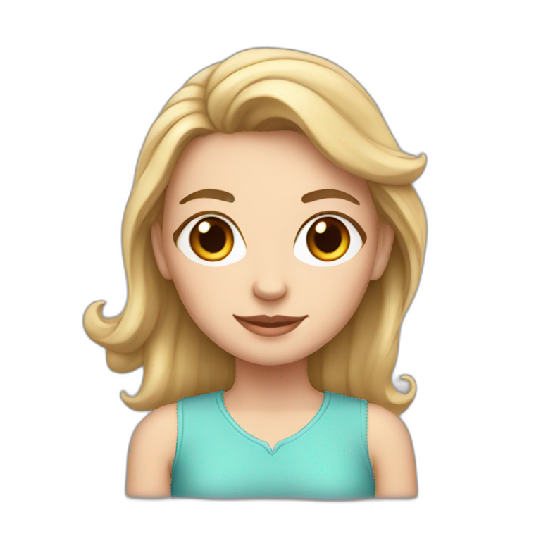 White girl with a name Vera emoji