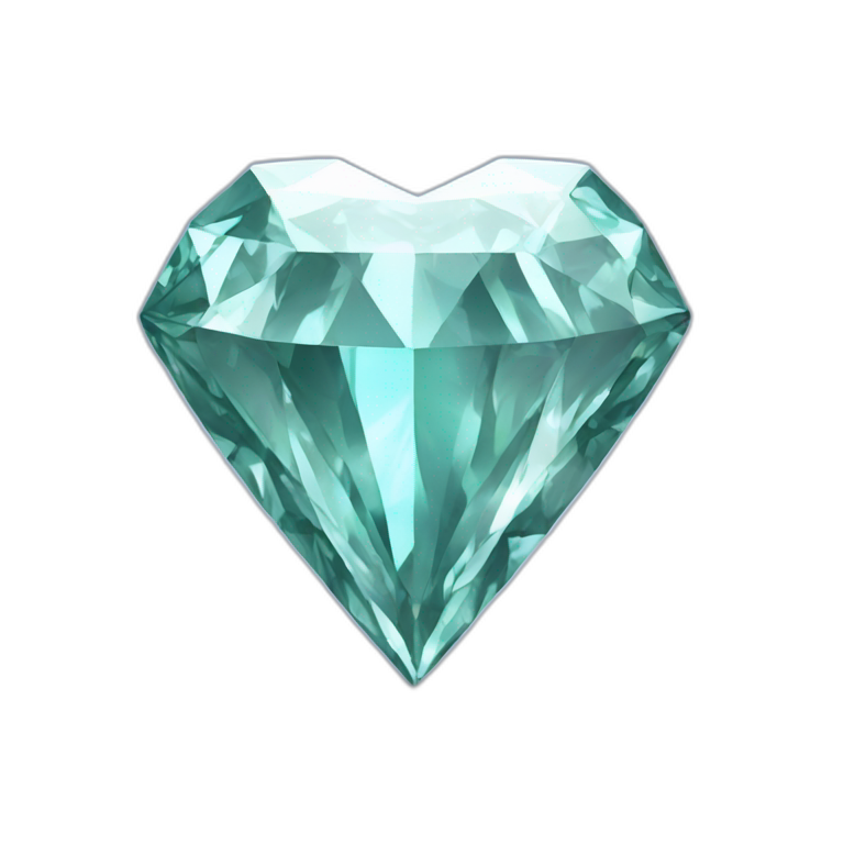 Diamond heart jewel emoji