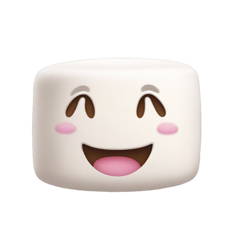 marshmallow face emoji
