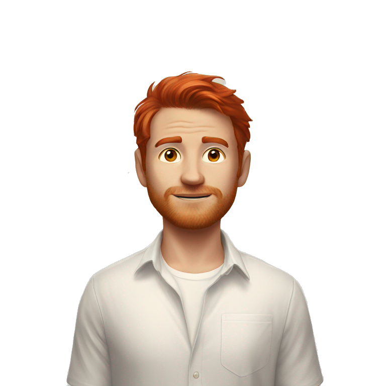 red hair boy solo portrait emoji