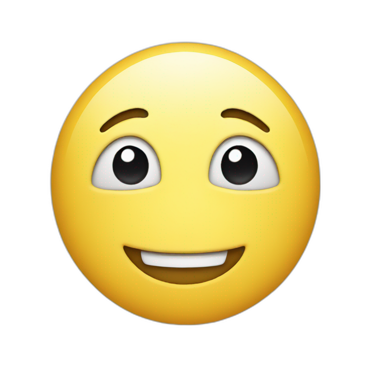 Slightly smiley face emoji