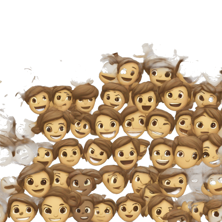 excited gender-neutral race-neutral emoji