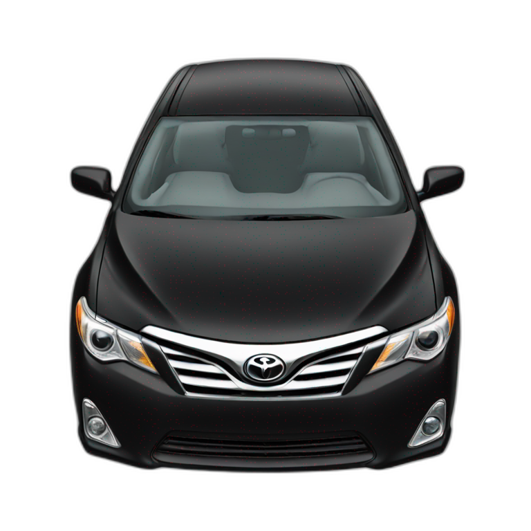 Black Toyota Camry  emoji