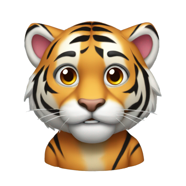 A tiger gaming emoji