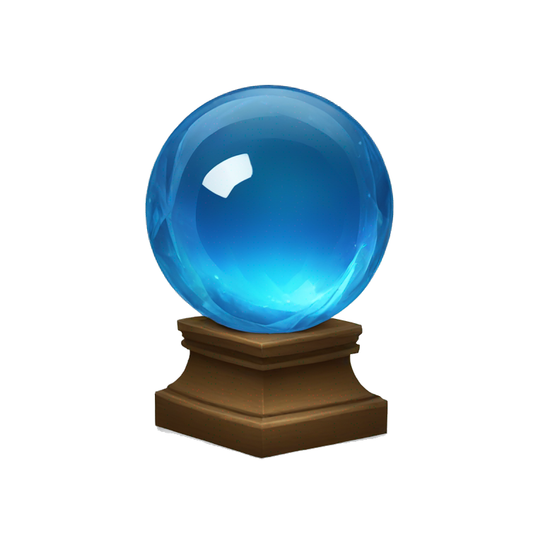 blue crystal ball emoji