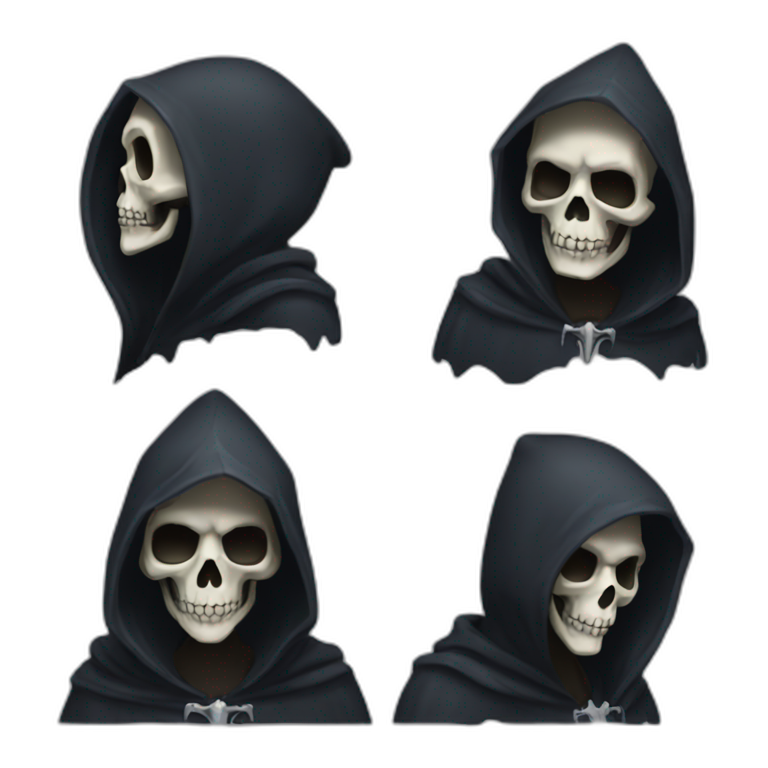 Grim reaper kiss grim reaper emoji