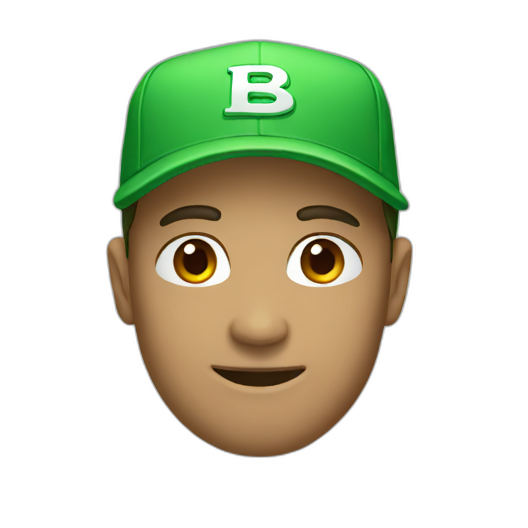 green cap emoji