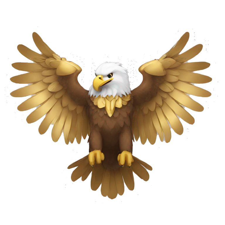 eagle with golden wings emoji