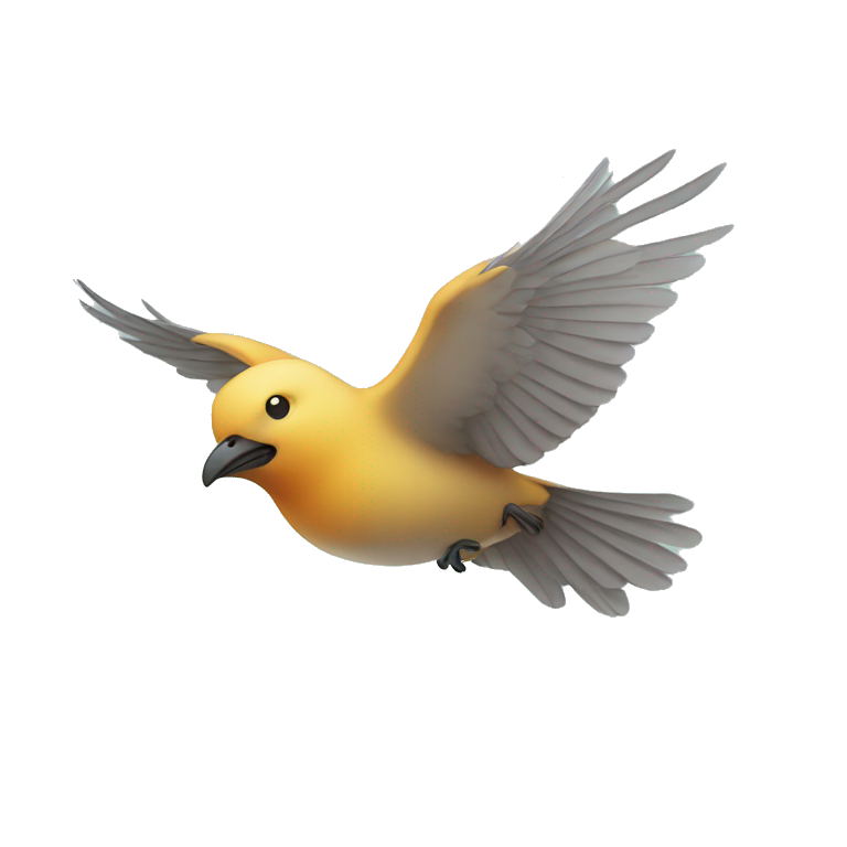 flying bird emoji